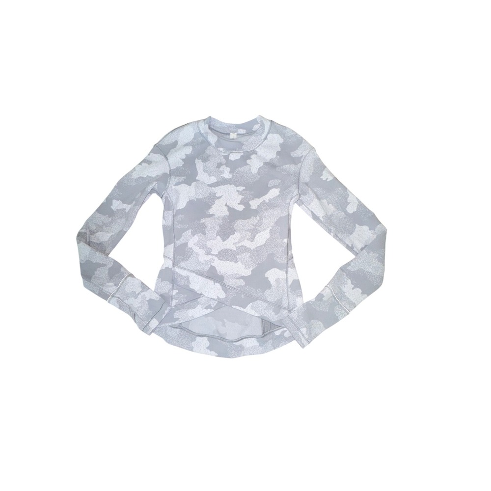 Lululemon Athletica Speckle Camo Close To Crossing Long Sleeve Shirt Women's 2